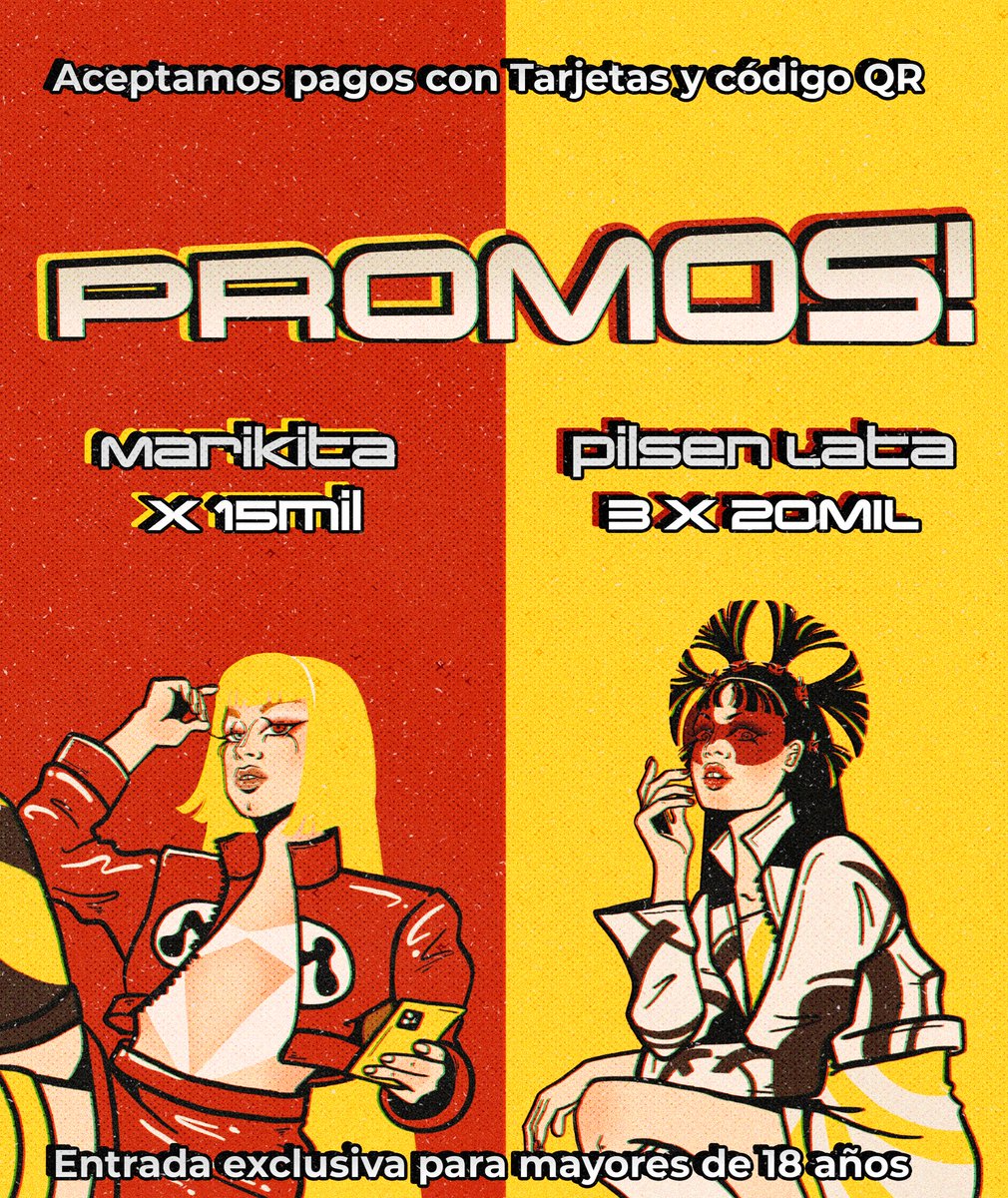 💋OH! DIOSAS✨

The Queens ( <a href="/vekenisius/">👑 Dislexia Severa 👑</a> &amp; <a href="/thelenoxxb/">⛓️LENOXX⛓️</a> ) invaden la casa con lo mejor de la música pop de todos los tiempos para que bailemos como lxs Diosxs mandan 😏🔥💋

Entrada libre hasta las 00:00💋
Entrada general 30.000 💋