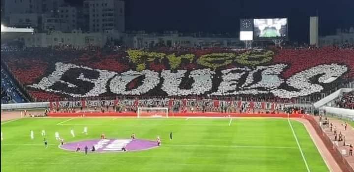 TheRealMarroqui's tweet image. Les supporters du Wydad de Casablanca ont encore frappé fort avec leur magnifique tifo ❤️🔥🇲🇦

#Freesouls #Maroc #Morocco #Afrique #ultras #football