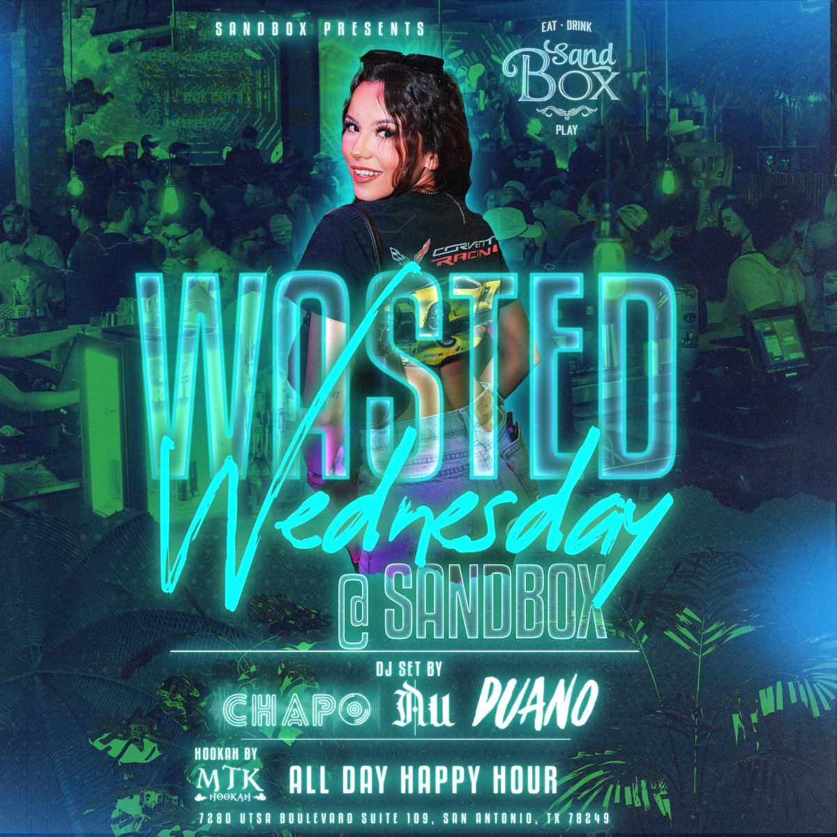 Hump day party inside sandbox tonight! #humpday