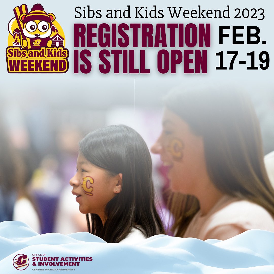 CMUActivities's tweet image. Miss the early registration period? Don’t worry! Registration for Sibs and Kids Weekend is still open and will continue through February 18th! 🔥☝🏽

Register here: forms.office.com/r/A3RfuvWztt 

Or use the link in our bio!