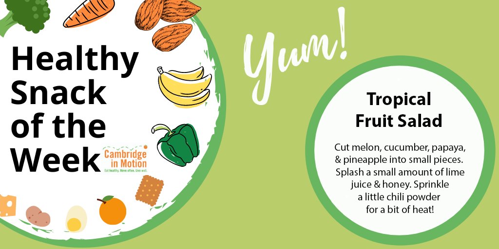 CambMotion's tweet image. Enjoy Our Healthy Snack of the Week: Tropical Fruit Salad! @CambMA @cambridge_cpsd @CPSD_Nutrition