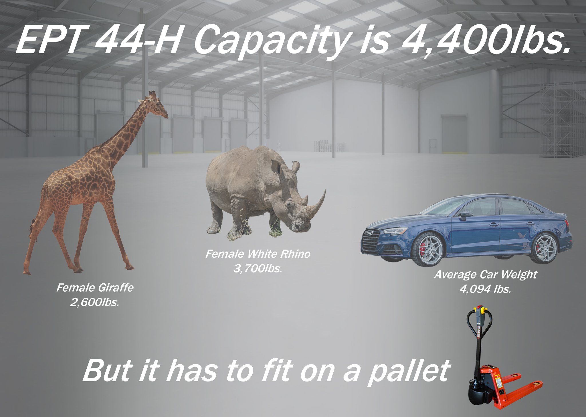 PowerHandling Inc. on Twitter: "How strong is the EPT44-H? A giraffe, a