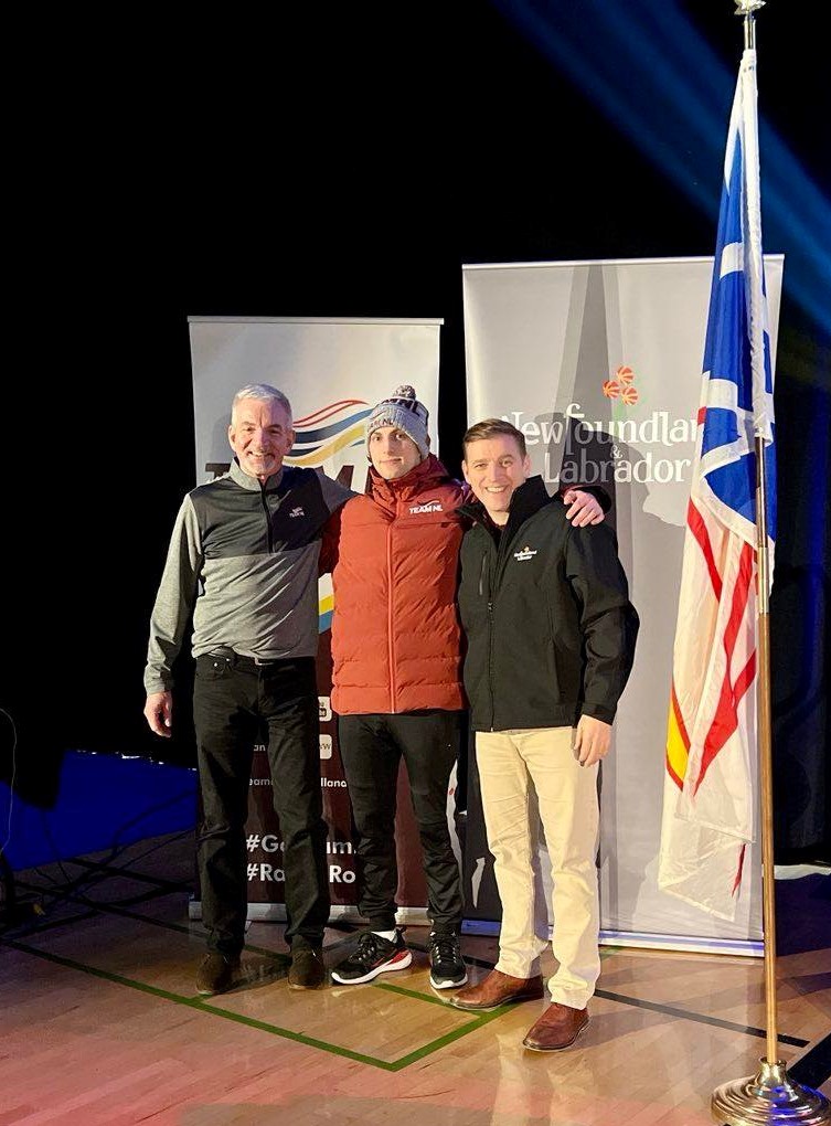 FureyAndrew's tweet photo. Go @teamnl, go!

What an energetic crowd last night as we celebrated and cheered on our athletes heading to the 2023 Canada Winter Games in PEI. Newfoundland and Labrador will be well-represented by this inspiring group, and we should all be proud of their accomplishments! 👏 https://t.co/1D0XA6BQx1