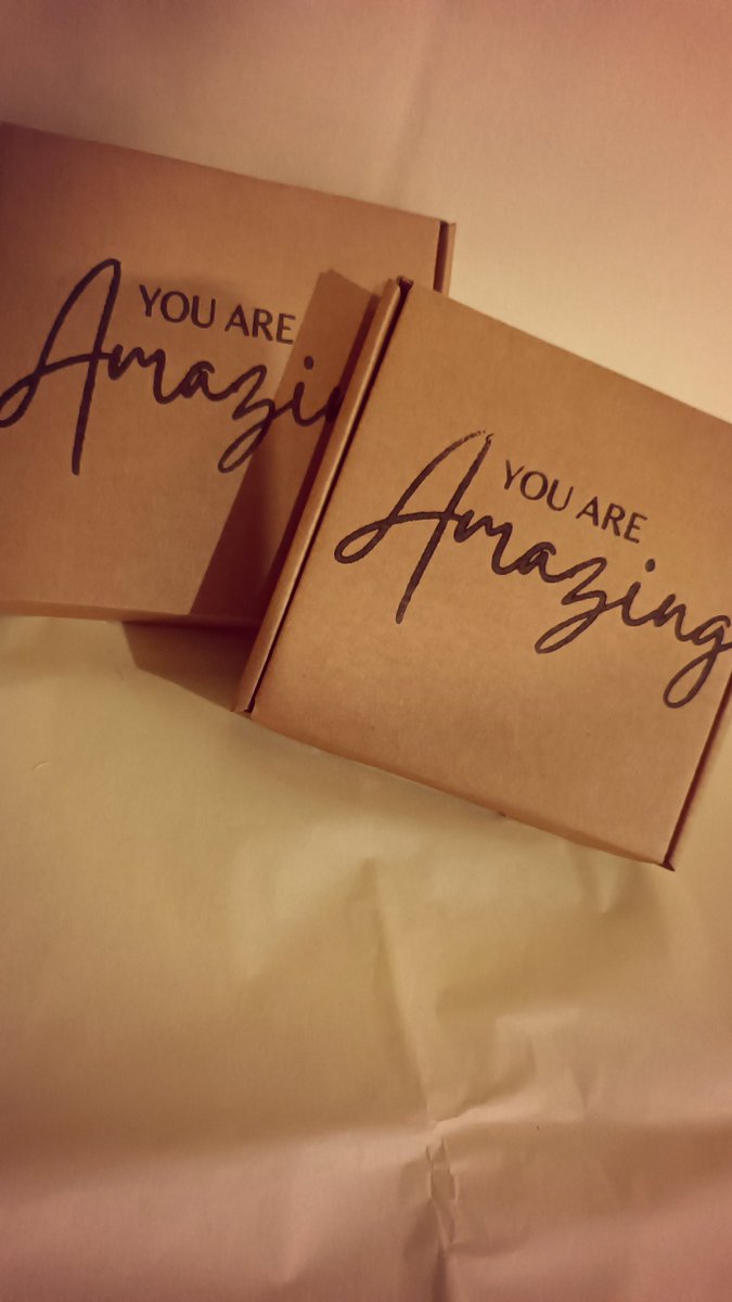 So I have these 2 you are amazing giftbox which is a great way to so someone how amazing they are #amazing #UKMakers #shopindie #CraftBizParty #SBS 
#MHHSBD