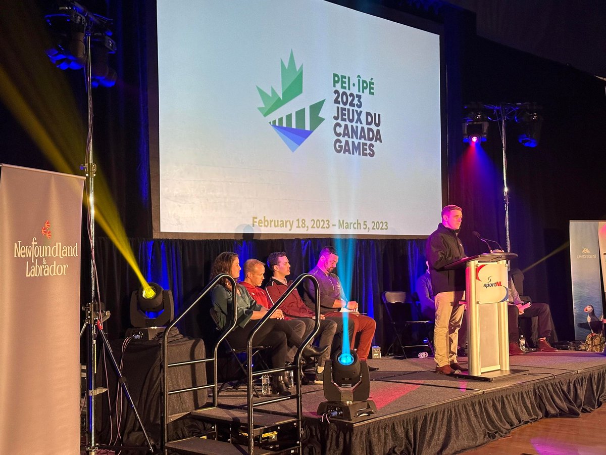 FureyAndrew's tweet photo. Go @teamnl, go!

What an energetic crowd last night as we celebrated and cheered on our athletes heading to the 2023 Canada Winter Games in PEI. Newfoundland and Labrador will be well-represented by this inspiring group, and we should all be proud of their accomplishments! 👏 https://t.co/1D0XA6BQx1