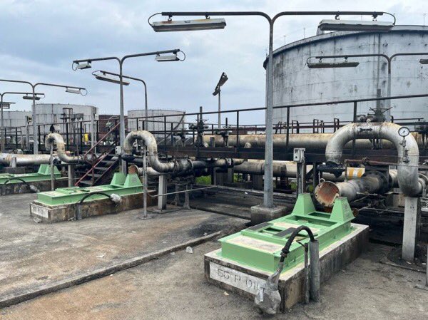 OvieNews's tweet photo. The 60,000bpd Port Harcourt Old Refinery getting ready to begin operations. Work is also ongoing at the 150,000bpd second plant in the same vicinity which makes it a 210,000bpd PH refinery. https://t.co/1DEyUVHnHx
