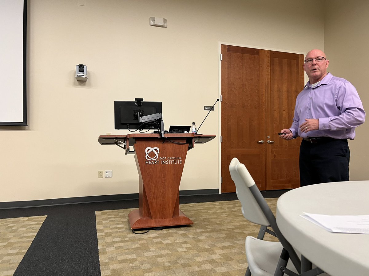 Excited to learn about muscle hypertrophy and miR from @jjmcca2_john and his amazing work done at @UKYCMB. @ECUBrodySOM @EastCarolinaDOI