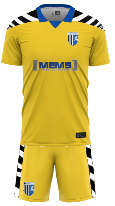 jammy_goals's tweet photo. @TheGillsFC @GFC_Commercial I do like the yellow kit, I think it's my preferred colour for the 2nd kit, probably because of 2000. 

This is something I've drawn inspired by the early 1990s shirts with the black and white stripes on the shoulders. This has uneven stripes, like the new kit. 💛

#gills https://t.co/T6A3g1JQh4