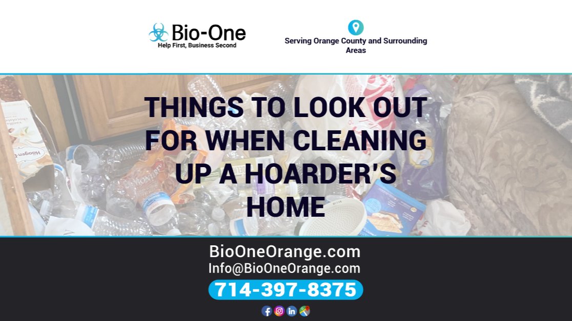 BioOneOrange's tweet image. When taking on such a task, several things need to be considered to ensure the safety of everyone involved.

📰 Our latest blog: loom.ly/beZhj-s

#bioone #orange #blog #hoardinghelp #helpforhoarders #professionalcleaning #damagerestoration