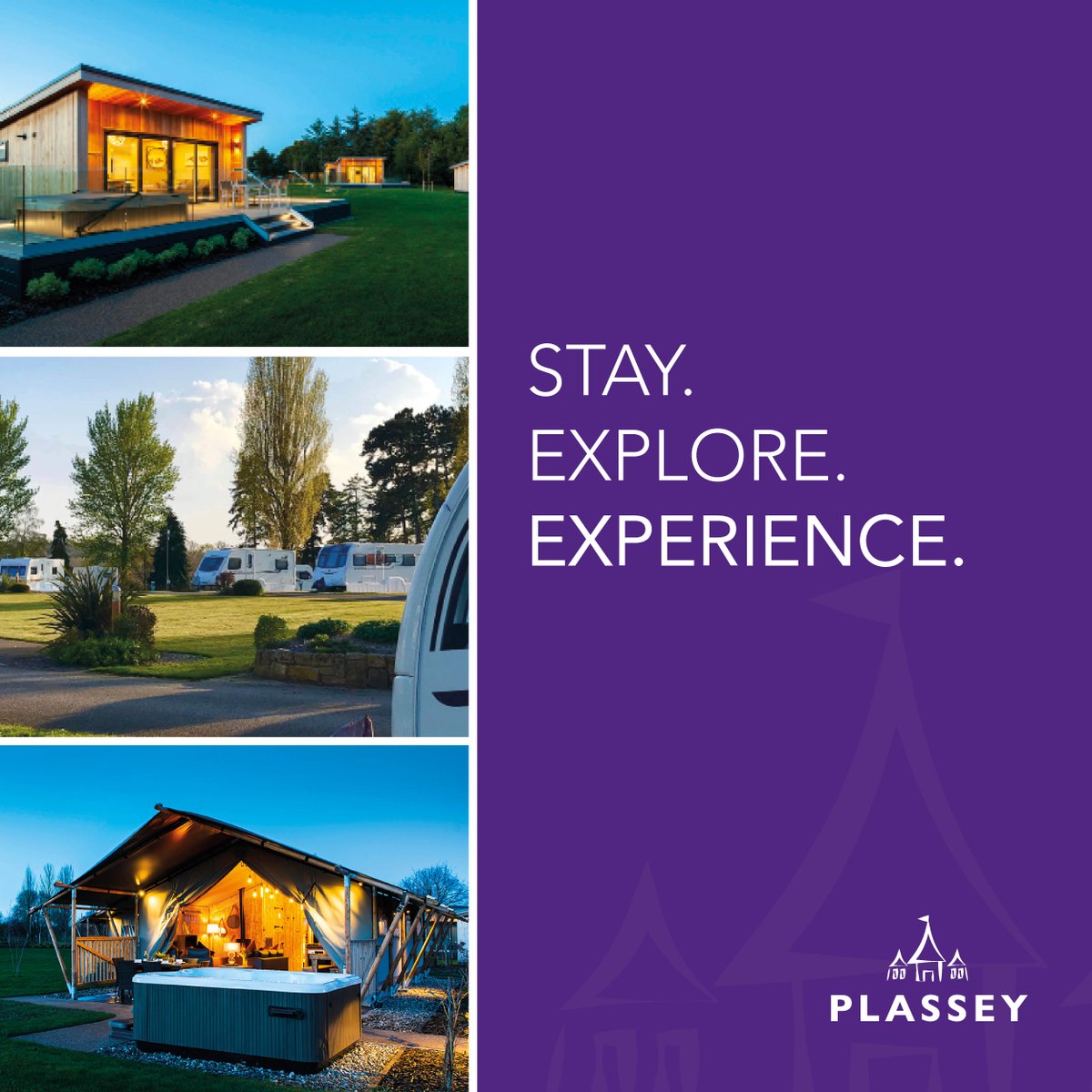 𝐒𝐭𝐚𝐲. 𝐄𝐱𝐩𝐥𝐨𝐫𝐞. 𝐄𝐱𝐩𝐞𝐫𝐢𝐞𝐧𝐜𝐞

🌟High-quality pitches 
✨Luxurious glamping 
🌳250 acres of park &amp; woodland 
🏴󠁧󠁢󠁷󠁬󠁳󠁿North Wales 

Come and experience all of this for yourself. 

⬇️BOOK NOW⬇️
plassey.com/booking