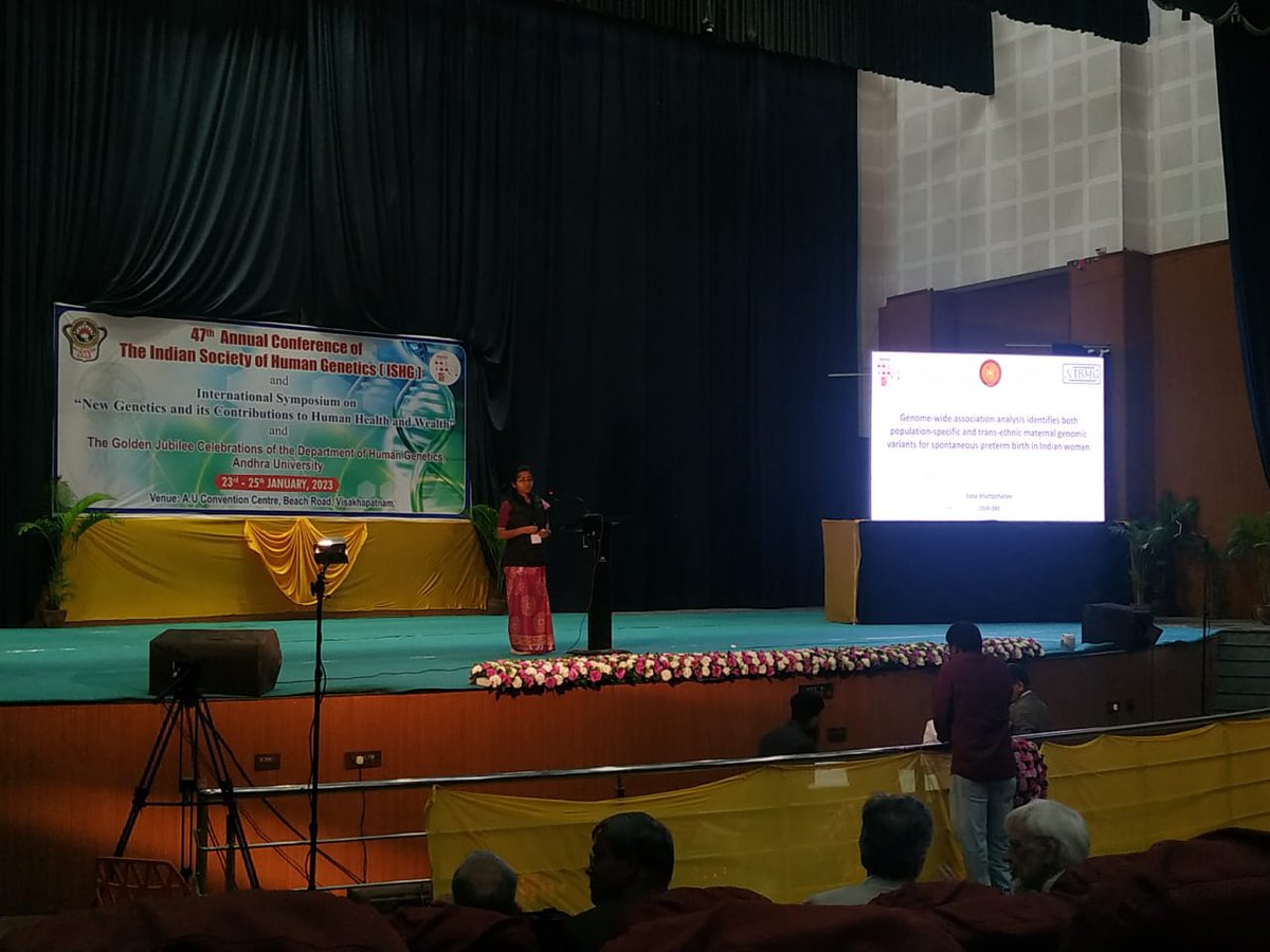 bhattacharjee_e's tweet photo. Won the Indian Society of Human Genetics (ISHG) @ISHG_INDIA Young Scientist Award... Thanks to my PhD supervisor @MaitraArindam  for his beliefs in me and mentoring me. https://t.co/m3NEglb1GG