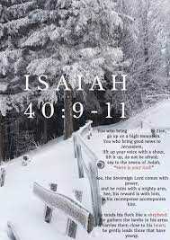 WINIMINISTRIES's tweet image. Isaiah 40:9-11 teaches that #God comes with might and rules #justly, He will #guide and #care for his people as a shepherd does for his flock, He will lead them #gently. #Godsmight #rulesjustly #leadthemgently #God #bible #verse