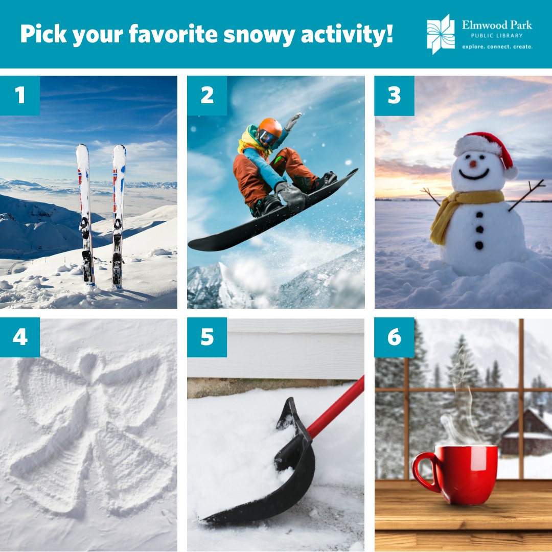 Pick your favorite snowy day activity! #WhichOneWednesday