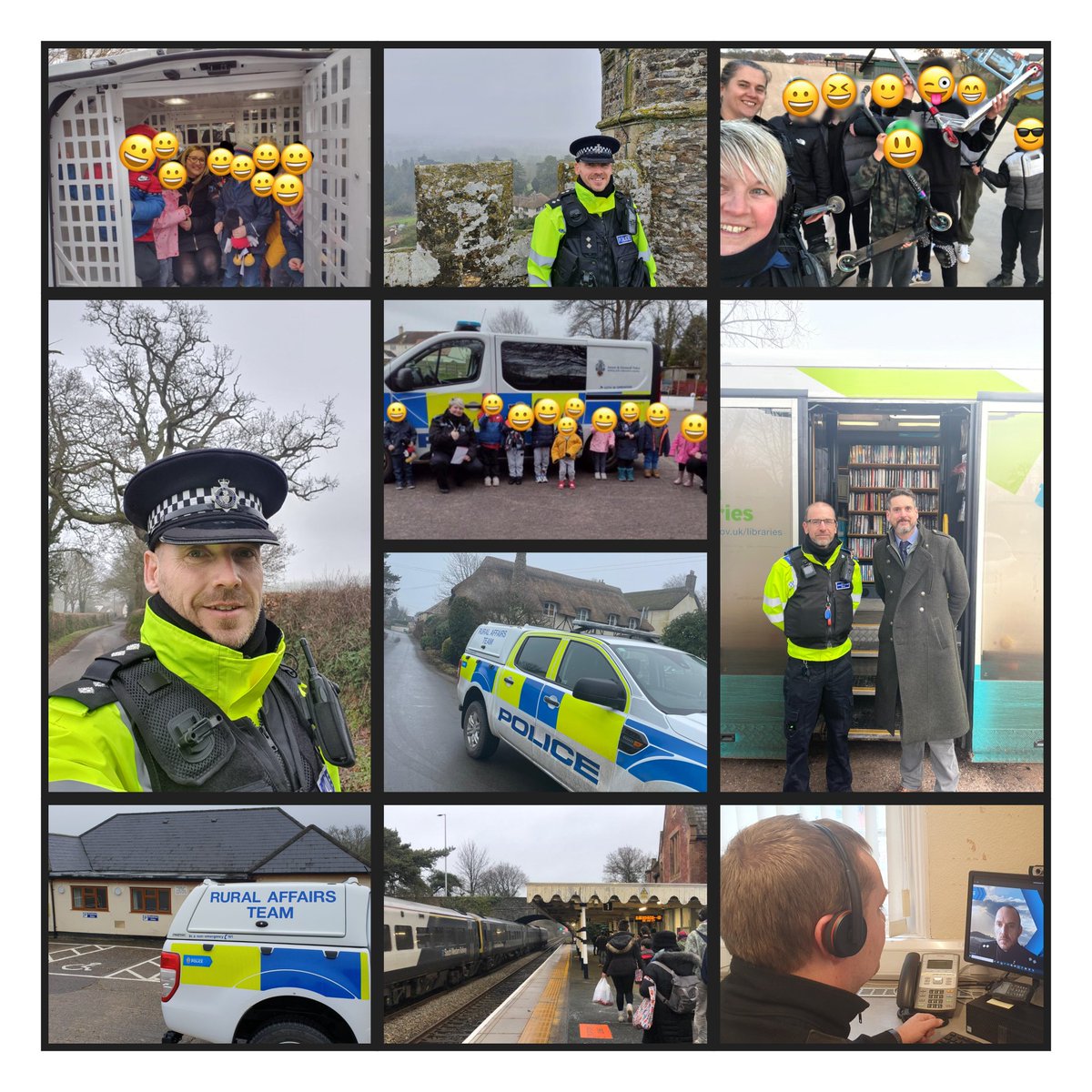 Another busy day in East Devon. A monthly team meeting with partner agencies, a visit to Axminster and Beer Primary Schools, engagement with the library van and a lot of foot patrol. Can you spot the cop in Axminsters plain clothes operation? 

#neighbourhoodpolicingdevon