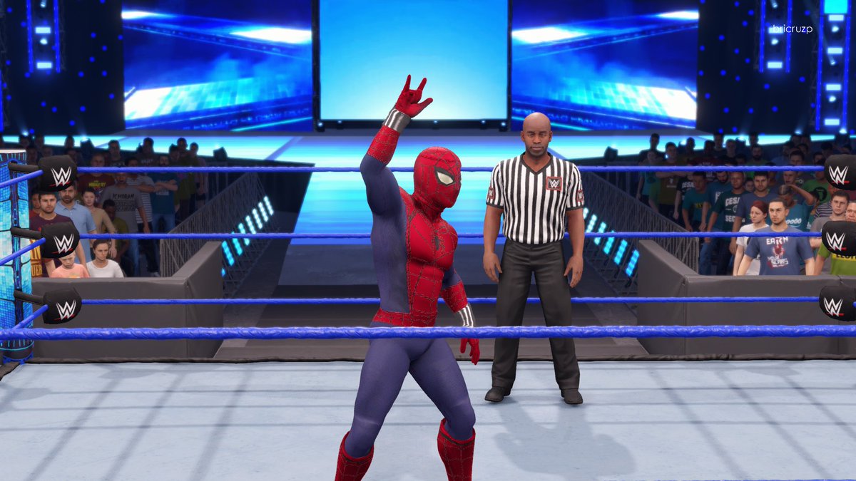 got bored made my own take on Spider-Man in #WWE2K22. not 100% everything I wanted to do but did the best I could with the game. #MARVELSTUDIOS. https://t.co/nRXShStPfw