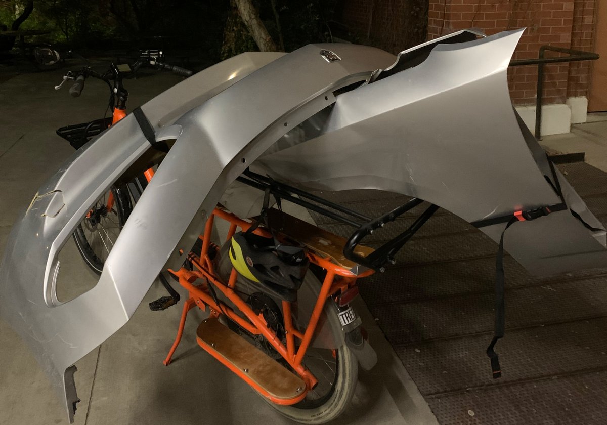 For those who still doubt the transformative power of e-bikes, consider how much of a whole-ass Dodge Charger they can carry
