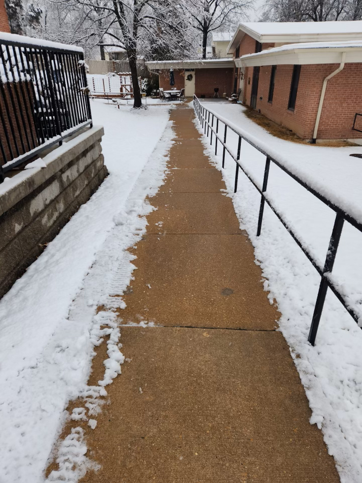 When there are storms, our maintenance technicians are there! Shoveling snow, bringing in space heaters, and dealing with broken pipes, etc. - our maintenance technicians do what they can to ensure the safety of the people in our homes and community!