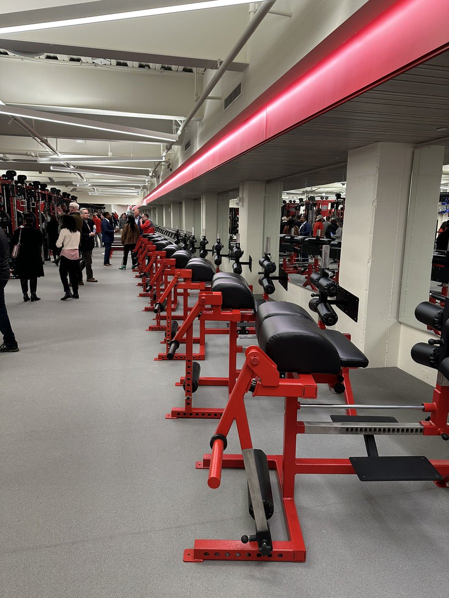 Grand Opening of the new Sports Performance Center! Cannot wait to see @washufootball get some work done this semester!