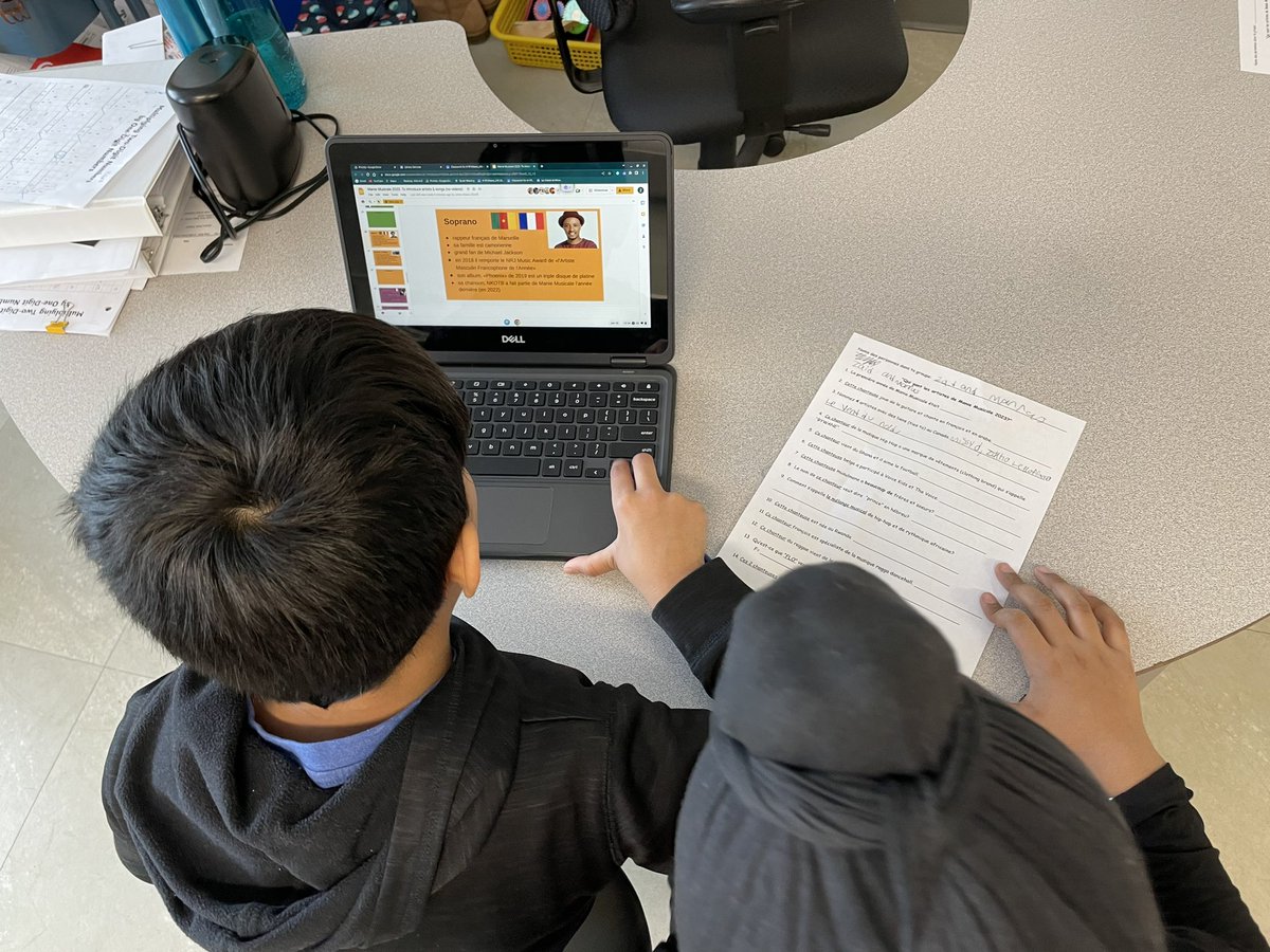 We are getting excited and using a scavenger hunt to learn about the francophone artists who make up this year’s #ManieMusicale2023 bracket! #ViveLaManieMusicale! <a href="/DesmondHDSB/">Viola Desmond Public School</a>