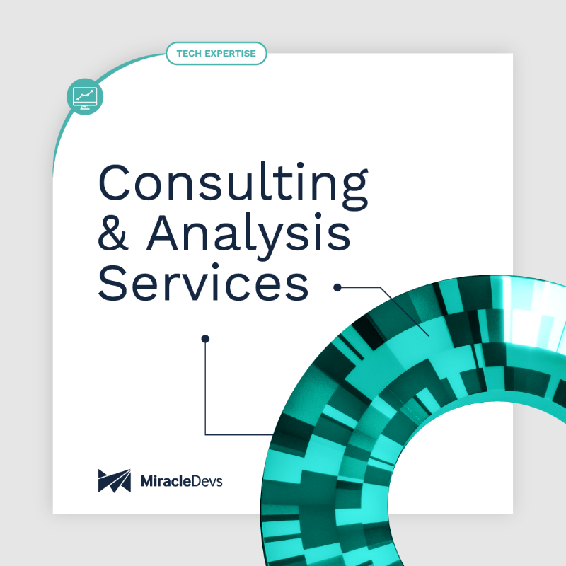 MiracleDevs's tweet photo. 📈 Powerful software solutions are borne out of careful #analysis and key #business insights.