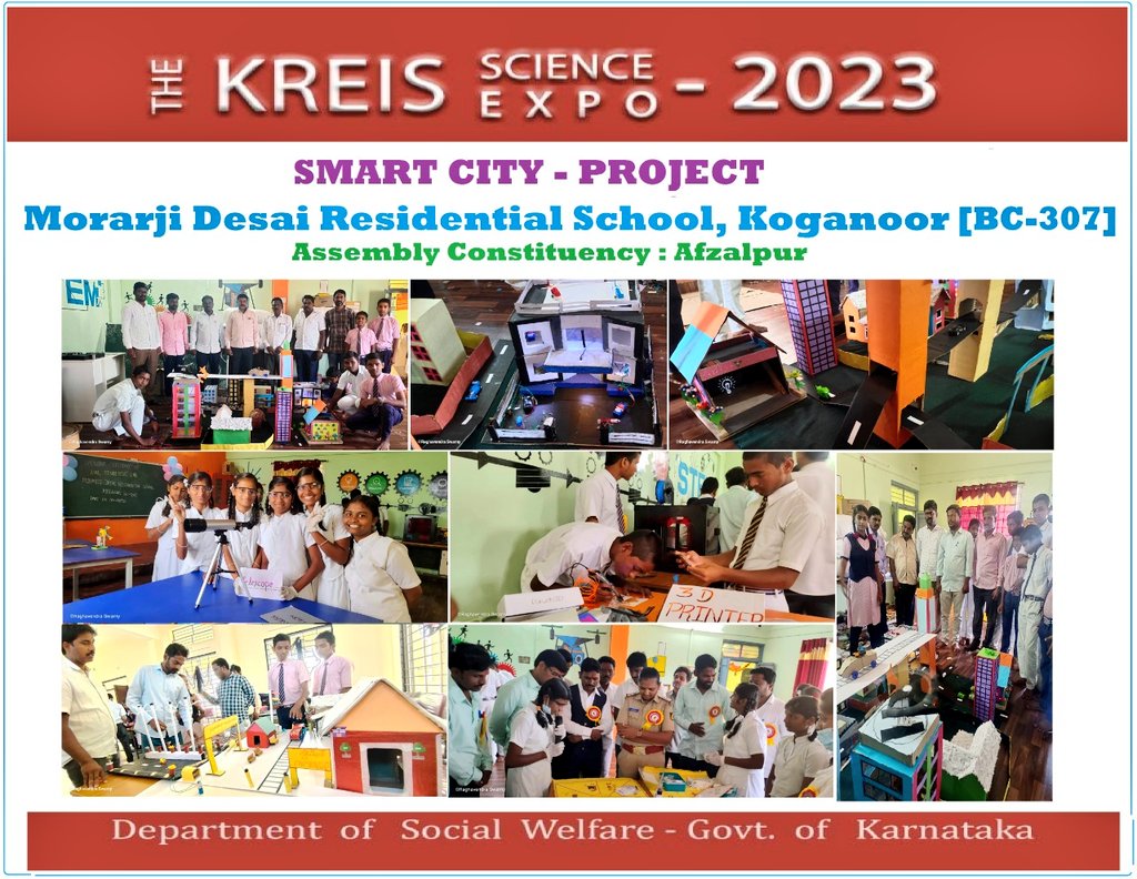MDRSKoganoor's tweet photo. Our school is representing #Afzalpur constituency for the #KREIS #ScienceExpo on January 27-28, 2023.

Recently we got selected for state from Afzalpur Taluka level Science exhibition held at #KRCRS, #Chowdapur. In the event #KREIS #SWD &amp; #MWD total 8 schools were participated.💐 https://t.co/CJlkAZf2UV