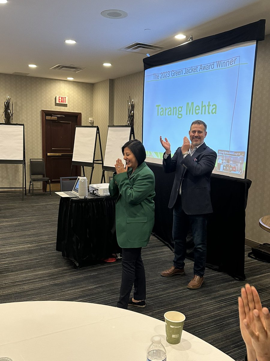 NitorPartners's tweet photo. Congratulations to the @NitorPartners Green Jacket Award winner, Tarang Mehta!  #Leadership @ivalua @SAPAriba #Procurement https://t.co/WMgvJx37Gv