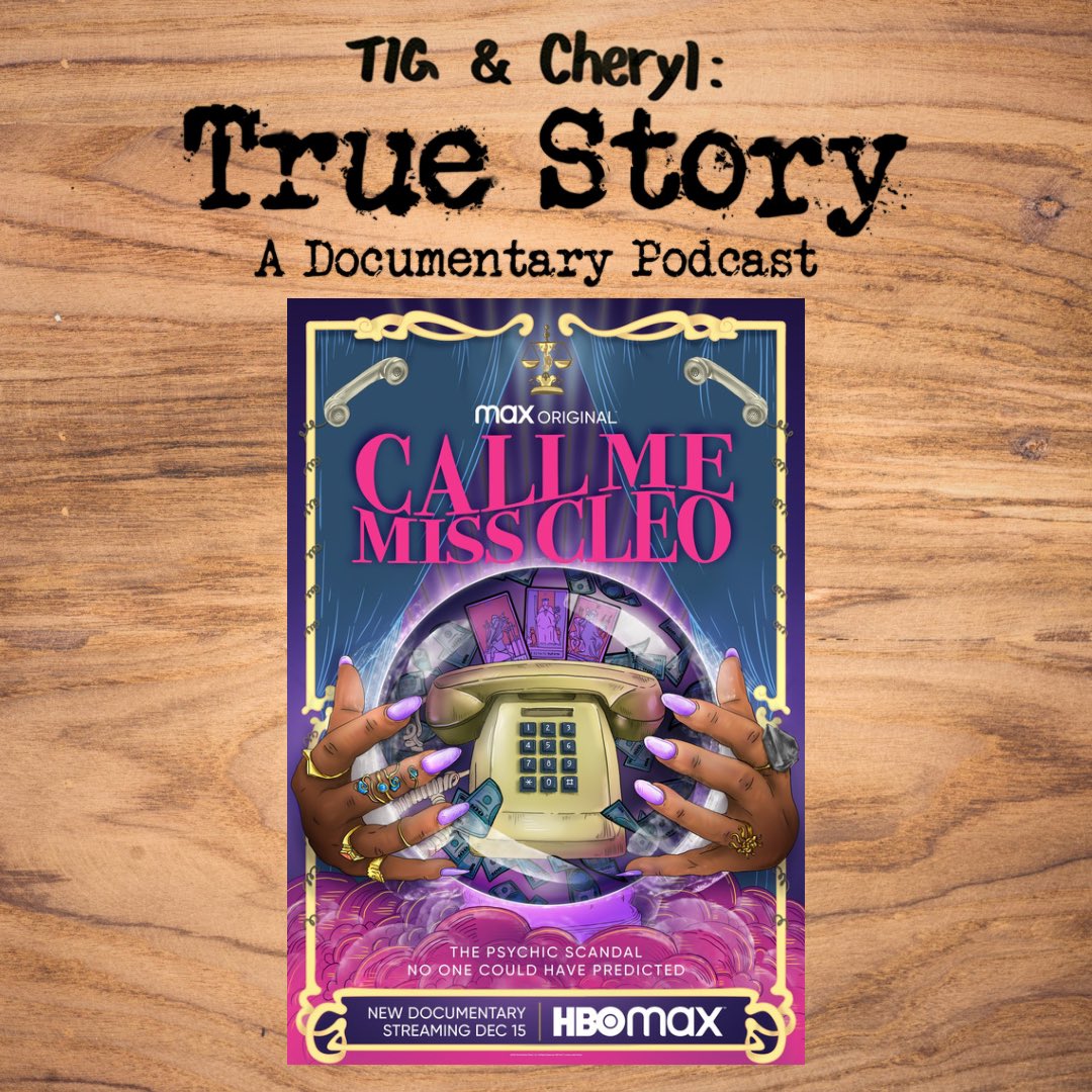 What does the future hold? There’s no way to know! Next episode we are talking about Call Me Miss Cleo🔮☎️ Available to watch on HBO Max.

#tigandcheryltruestory #snerkbols #callmemisscleo #comedypodcast #documentary