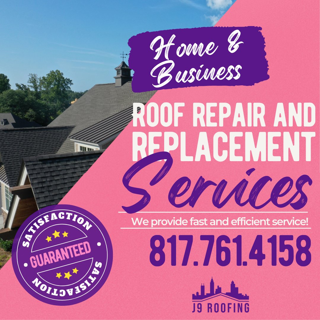 j9roofing's tweet photo. Call us for a free estimate! #roofing #womanowned #fortworth https://t.co/egtXYohK9T