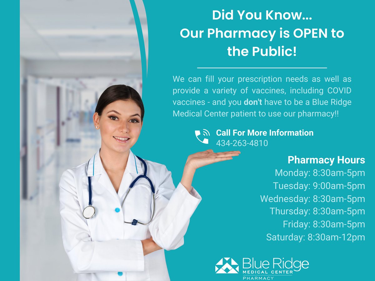 BRMedicalCenter's tweet photo. 🚨We wanted to make an announcement🚨

In case you didn't know, our pharmacy is OPEN to the public!

Go to https://t.co/35UE4C6BPQ for more information!!!

We can't wait to serve you❤️ https://t.co/9IPgmls2te