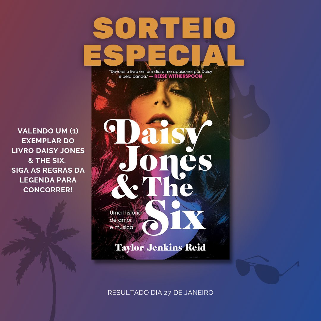 SORTEIO RELÂMPAGO! 🚨

Quer concorrer a um (1) exemplar do livro Daisy Jones &amp; The Six ou R$ 30 em livros?

📌 Basta seguir as regras:

— seguir <a href="/ofertadlivros/">Oferta D'Livros</a>.
— dar RT (sem citar) nesse tweet.
— residir no Brasil.

Resultado dia 27/01.