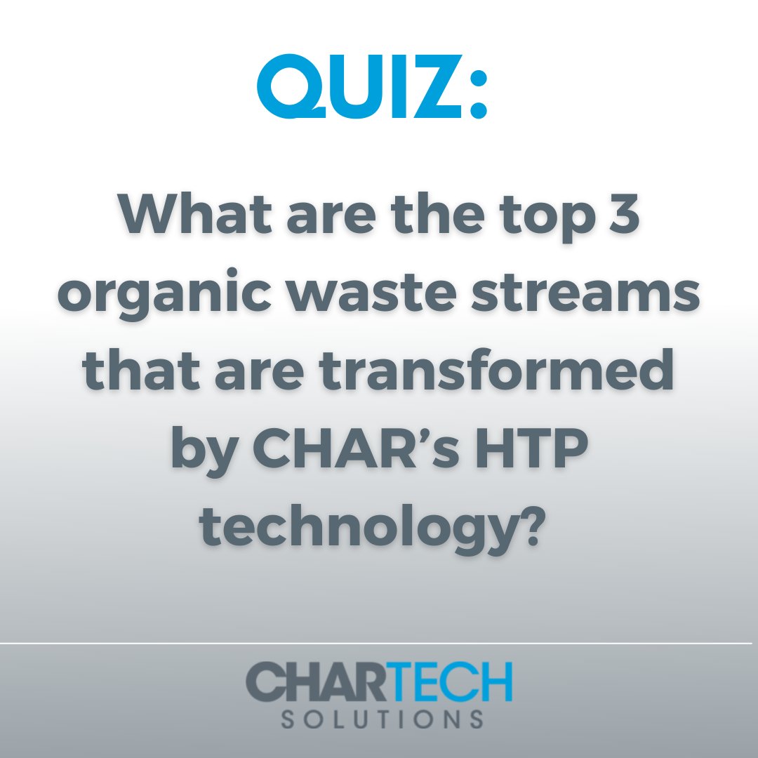 CHAR_Technology's tweet image. CharTech Solutions’ proprietary #HTPtechnology transforms three challenging #organicwaste streams into three #renewable and valuable outputs by heating the materials at high temperatures in the absence of oxygen.

Learn details about our HTP process here: bit.ly/3wl6YX4