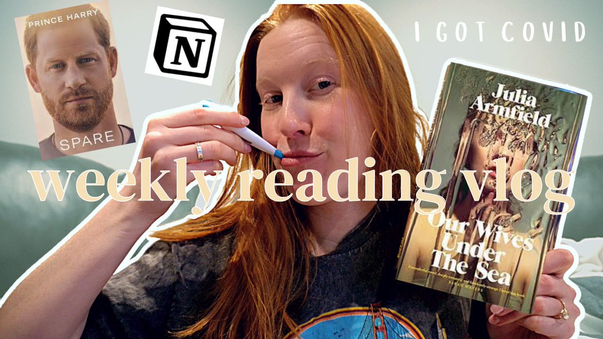new weekly reading vlog!!! 

i discuss the notion templates I’m making for reading tracking in this video. if you are interested in them please let me know!

✨ weekly reading vlog✨ prince harry's memoir, covid round 2 🫠, and “that girl” vibes

youtu.be/_DTWH4KHq48