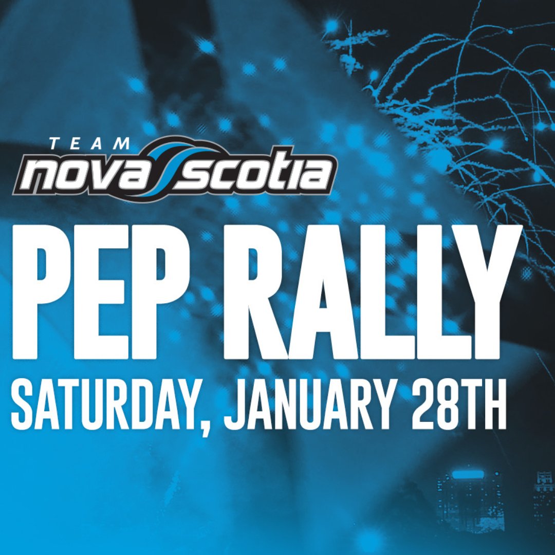 Happening this Saturday 📣 in celebration of the 2023 PEI Canada Winter Games❄️

Come cheer on Team Nova Scotia at Grand Parade Square (Halifax, NS) @ 2: 00 p.m.🥳

Go Team NS Go!