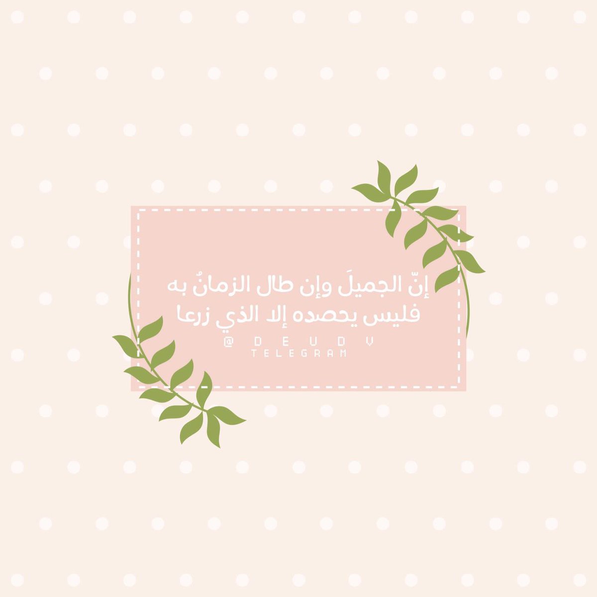 Tafaol1399's tweet photo. @R_t_d3wa @maaamll9 @s9lem2 @Rtweet_Islam999 @islamic_pic @RTwit_1 @I111111I ☔
إنّ الجميلَ وإن طال الزمانُ به
فليس يحصده إلا الذي زرعا
#حقيقة 
#جماليات
#غرد_بصورة #بيت_شعر 
#تفاؤل #الراحة_النفسية https://t.co/aq2urCpH7T