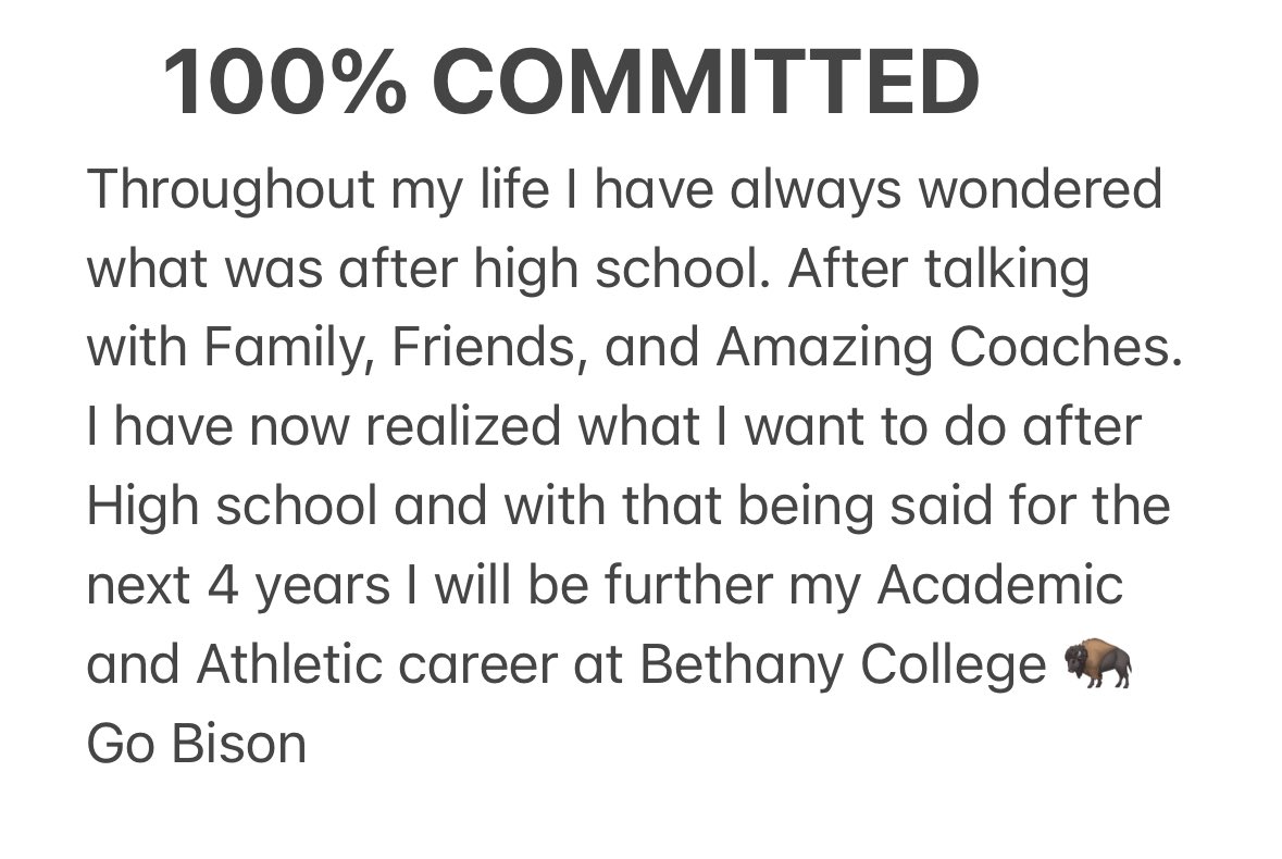 Billytv68's tweet photo. 100% COMMITTED 🦬🏈 https://t.co/mRrBzvJW07