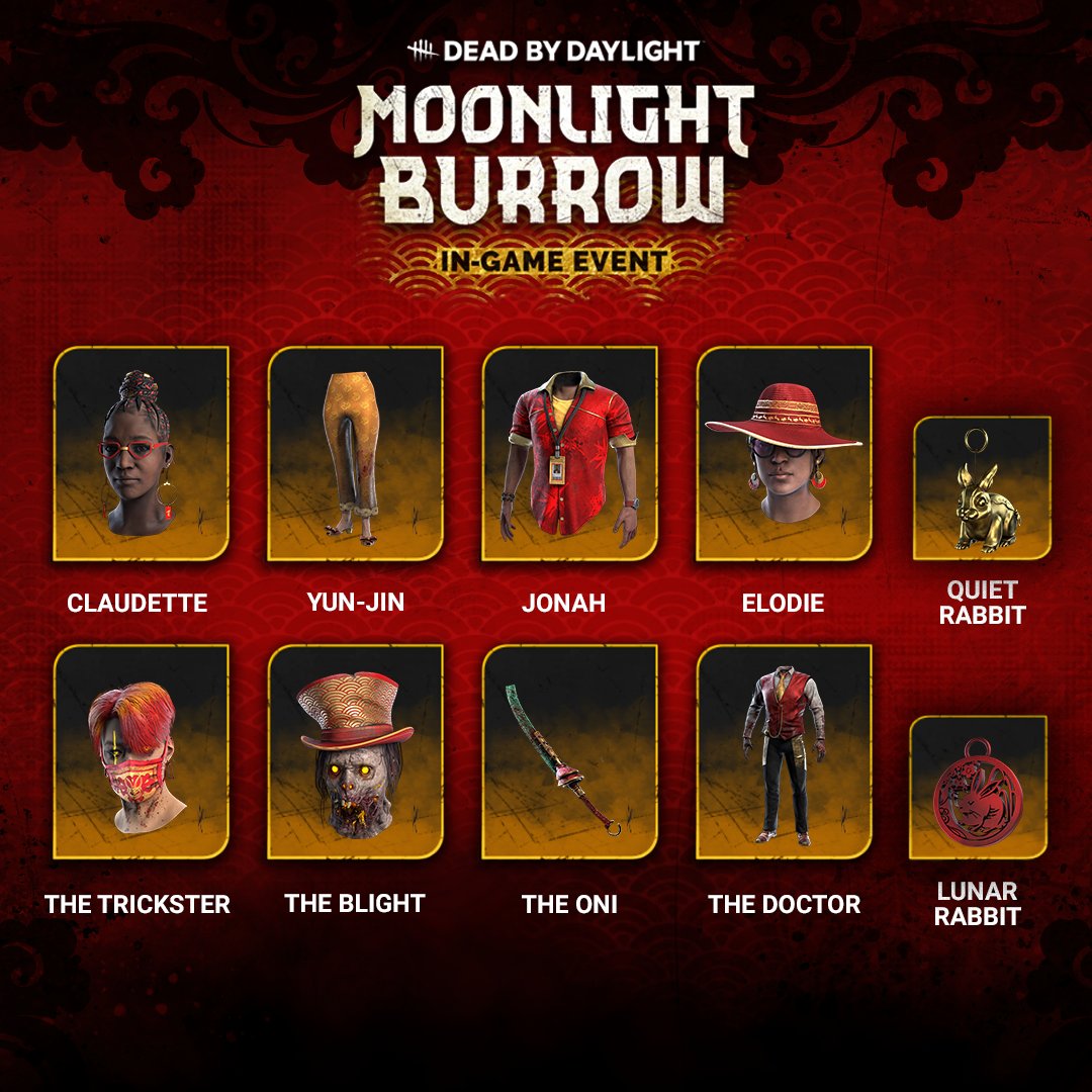 Dead by Daylight on Twitter "During the Moonlight Burrow Event, burn a