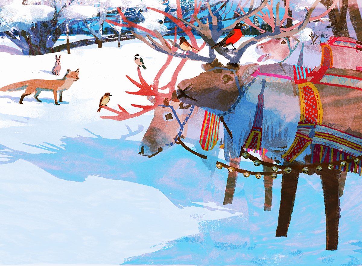 「#雪の日に見てほしい絵をどうぞ 」|木内達朗 Tatsuro Kiuchiのイラスト