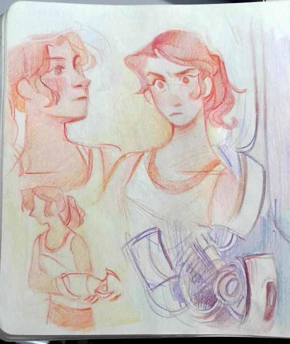 Finally finished my sketchbookIt only took me like... 1,5 years :DDdAnyways here's a thread of my fav things from this sketchbook #mcytfanart #Hermitcraftfanart 