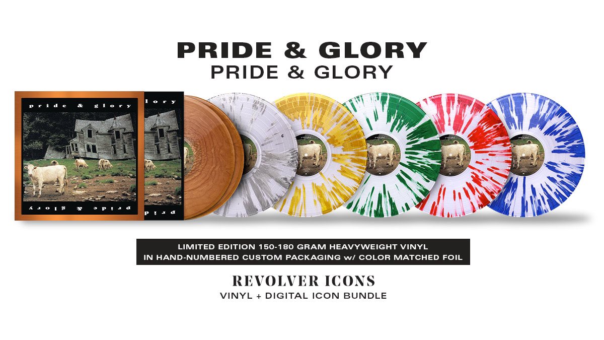 revolvermag on Twitter: "✖️REVOLVER ICONS series.✖ Teaming with pre-Black Label Society Pride &amp; Glory for a limited-edition vinyl run of their 1994 self-titled album. 🔪 Includes variants ⚡️Buy