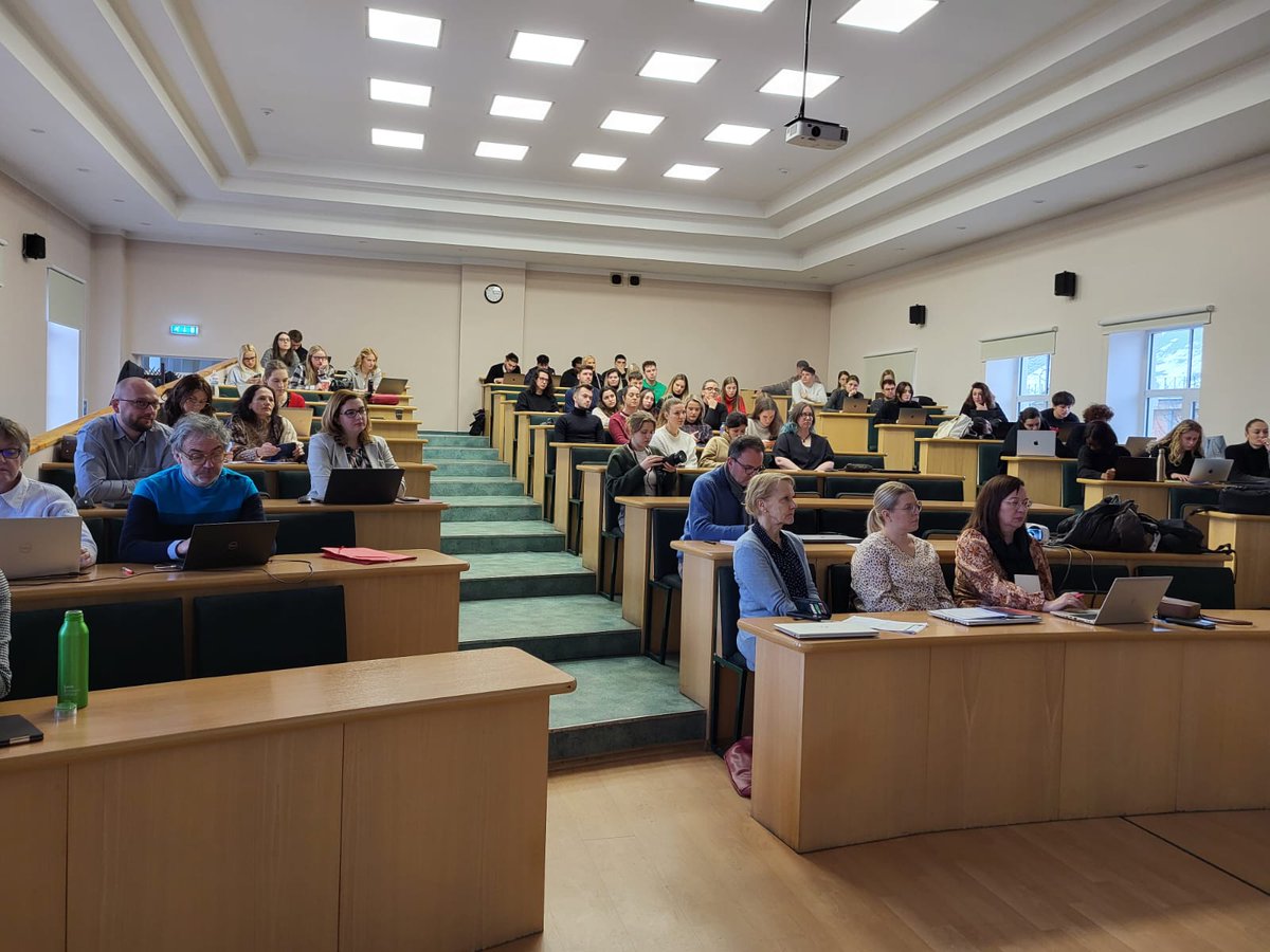 ProCESS_EU's tweet photo. Day 2 - ProCESS Winter School @ RISEBA -  students’ final presentations on SANOFI case https://t.co/mnQ7DEL1LE