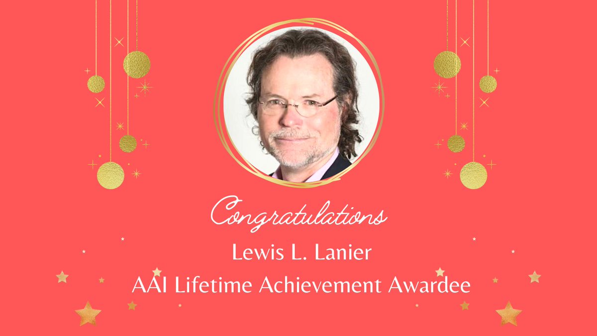The American Association of Immunologists (AAI) (@immunologyaai) on Twitter photo Congratulations to AAI Lifetime Achievement Awardee Lewis L. Lanier, Ph.D. of the Univ. of California, San Francisco #AAIawards #AAI #immunology <a href="/UCSF/">UC San Francisco</a> Congratulations to AAI Lifetime Achievement Awardee Lewis L. Lanier, Ph.D. of the Univ. of California, San Francisco #AAIawards #AAI #immunology <a href="/UCSF/">UC San Francisco</a>