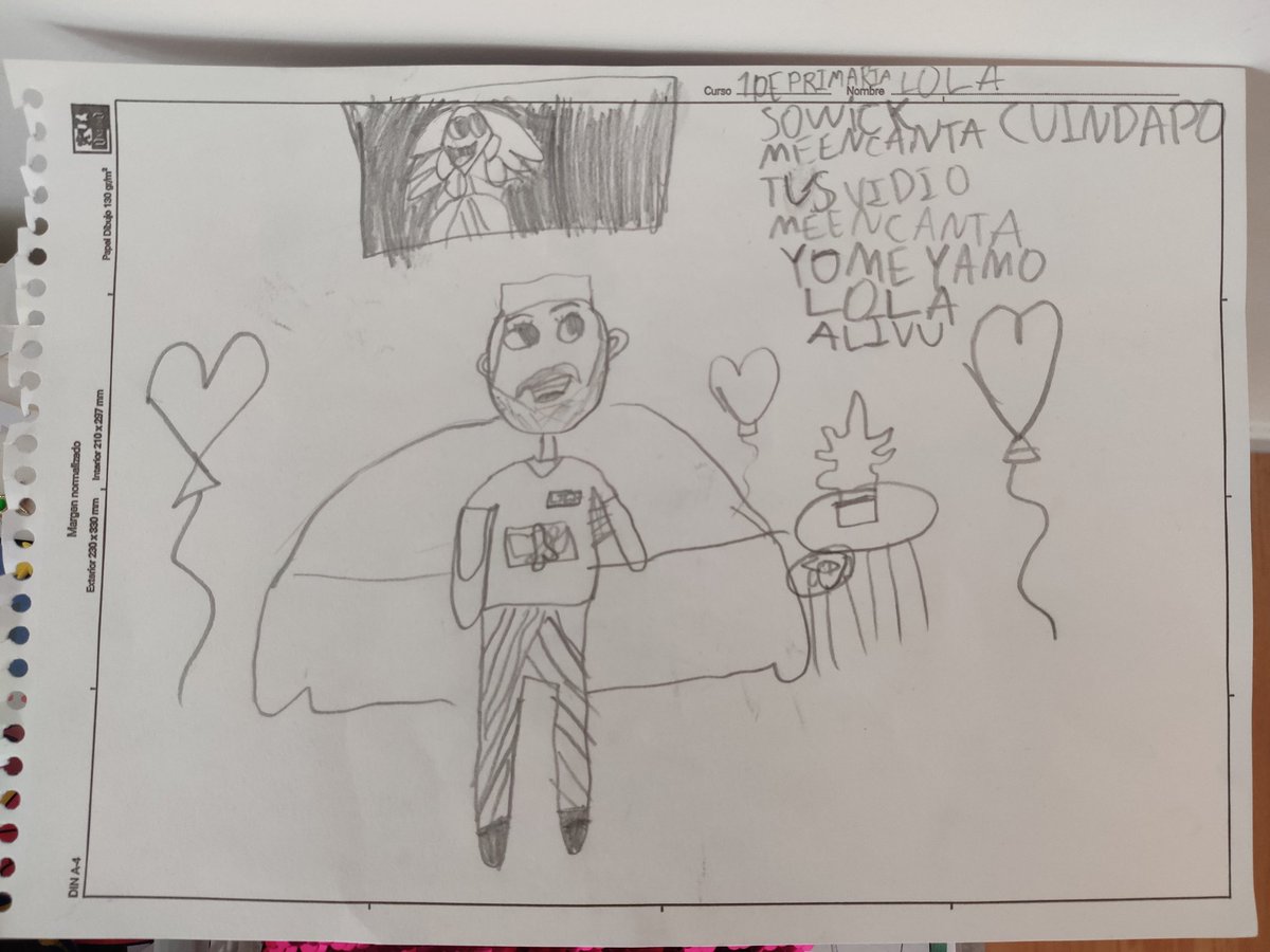 "Cuindapo" Lola! 

Mirad el dibujo que me ha hecho una seguidora 😍 No puede ser más adorable!