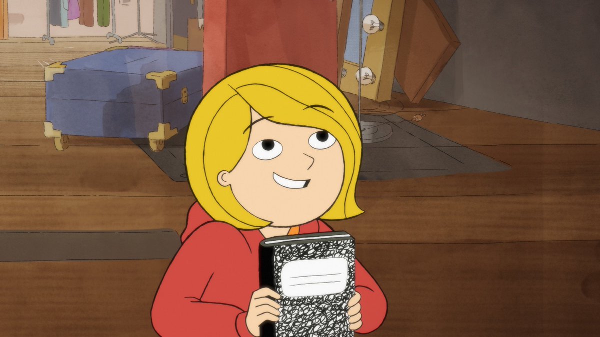 TerissaKelton's tweet photo. The news is out! #harrietthespy is back @AppleTVPlus May 5th! Don’t worry, I’ll keep reminding y’all 😏 xoxo @TitmouseInc and the animation team who made this show come alive ❤️🍎🍅 and @charlie_adler @GreyDeLisle @janemarielynch @IamLaceyChabert  and so many more! https://t.co/i8wXCSSkJG