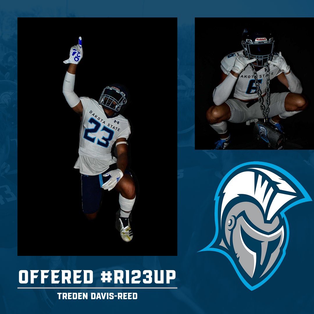 After some great talks with  <a href="/DakSt8Football/">Josh Anderson 🇺🇸</a> I’m blessed to announce that I have received an offer from Dakota State University💙