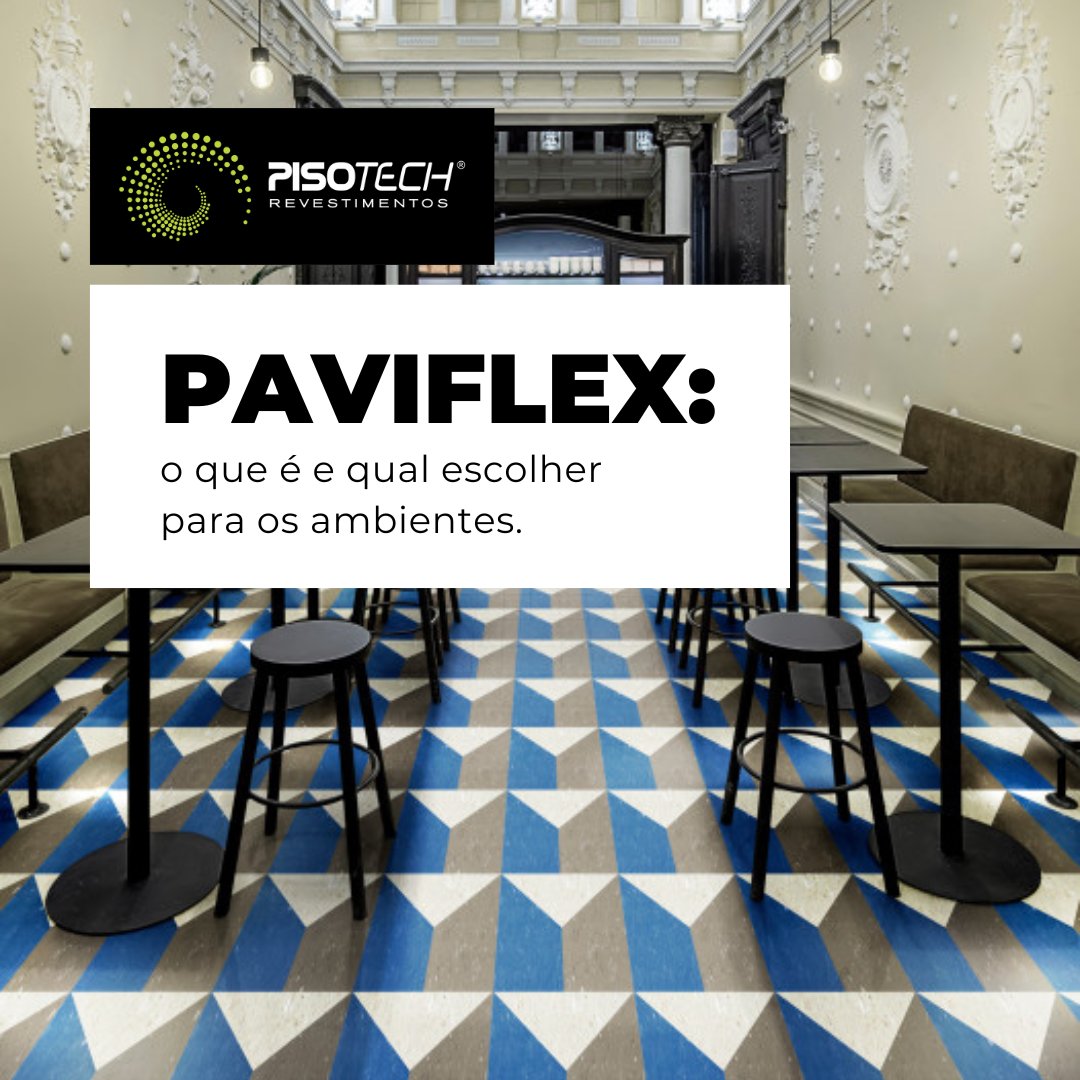 Pisotech's tweet image. O Paviflex pode ser considerado o pioneiro entre os pisos vinílicos. Acabamos nos referindo desta forma porque ele foi o primeiro vinílico do tipo homogêneo, formado por uma ou mais camadas que contêm a mesma composição, originando assim uma massa única.
