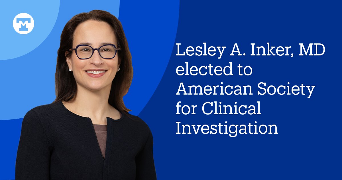 Tufts Medical Center on Twitter "Congratulations to Lesley A. Inker