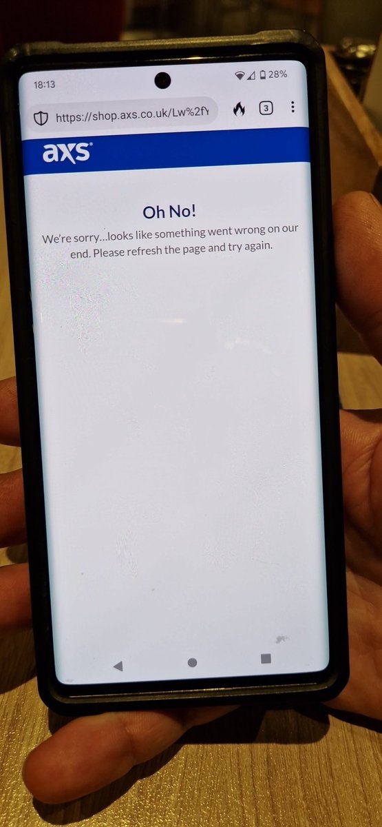 Anyone else been trying to get tickets for #ufclondon and just been getting this since 9am this morning? Paid £90 for nothing for pre sale tickets which we can't get <a href="/AXS_UK/">AXS_UK</a> <a href="/ufc/">UFC</a> <a href="/UFCEurope/">UFC Europe</a>