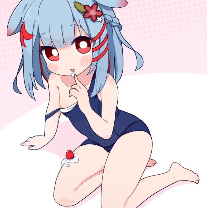 スク水うめ#うめ絵日記 