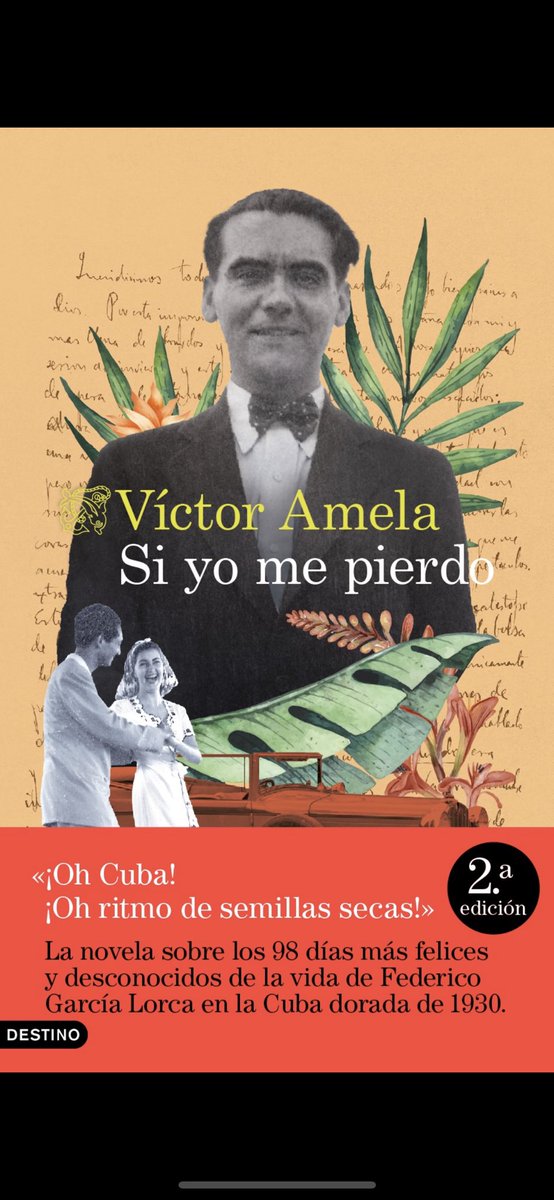 “Desechad tristezas y melancolías. La vida es amable, tiene pocos días y tan sólo ahora la hemos de gozar”, dijo Federico en Cuba. Como yo hoy, que llega la 2ª edición de #SiYoMePierdo, mi novela (<a href="/EdDestino/">Ediciones Destino</a>)  que os está gustando… 🌴📚
PARA COMPRAR ⏩️ planetadelibros.com/libro-si-yo-me…