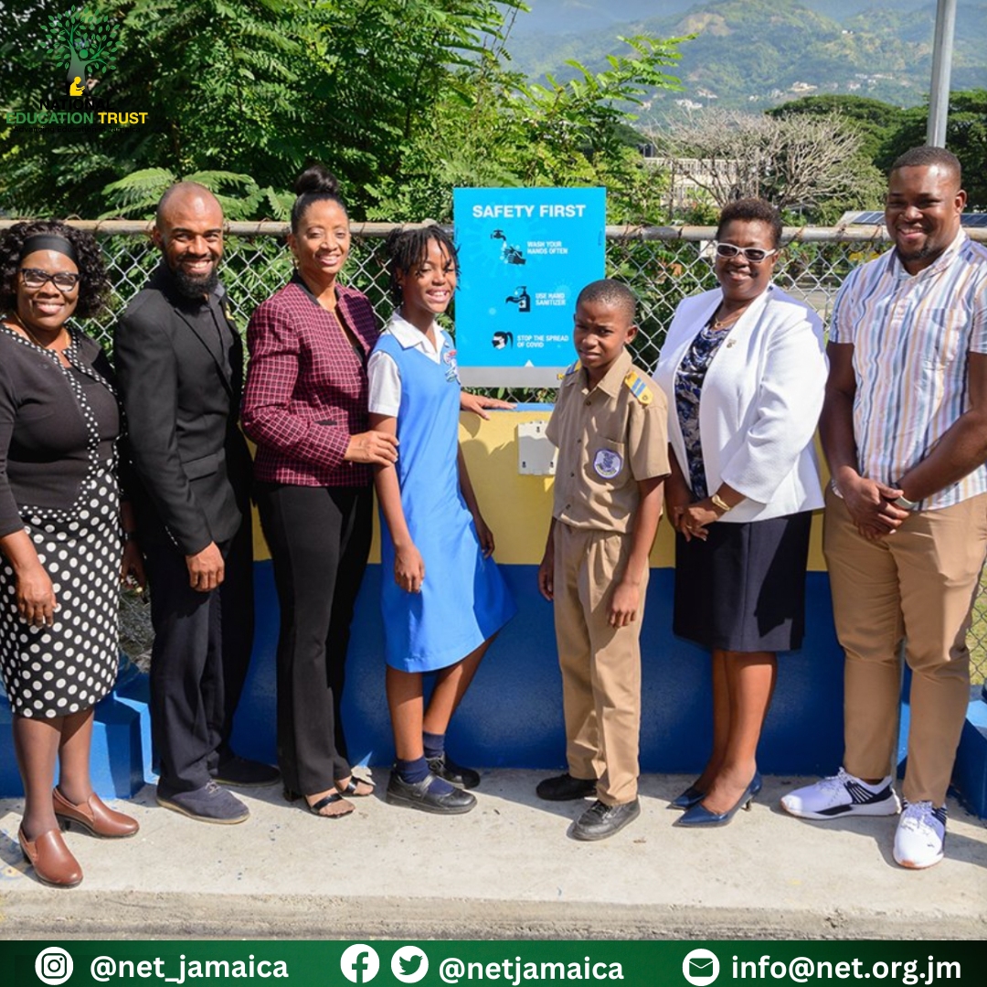 netjamaica's tweet photo. Partnerships are at the core of all we do! Through our most recent partnership over 600 students now have reliable access to water at the Constant Spring Primary and Infant.
Thanks @ncbfoundation @newkgnrotary
#Partnership4Education #InvestWithNET #NETWorks #NETJamaica https://t.co/pR9HbJHq6R